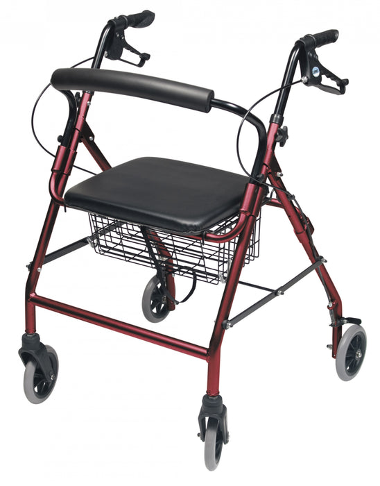 Walkabout Wide Four-Wheel Rollator